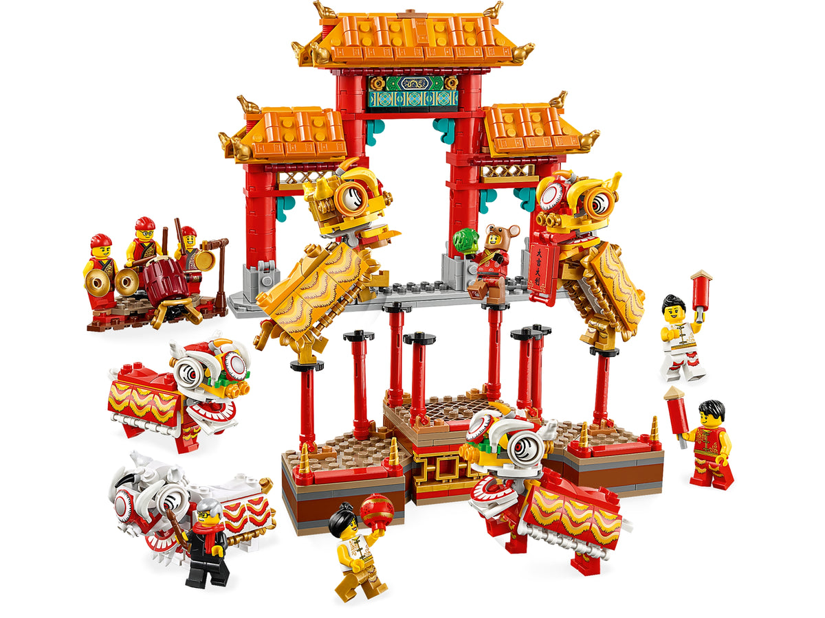 LEGO Lion Dance 80104 Building Set for Lunar New Year (882 Pieces) - View 3