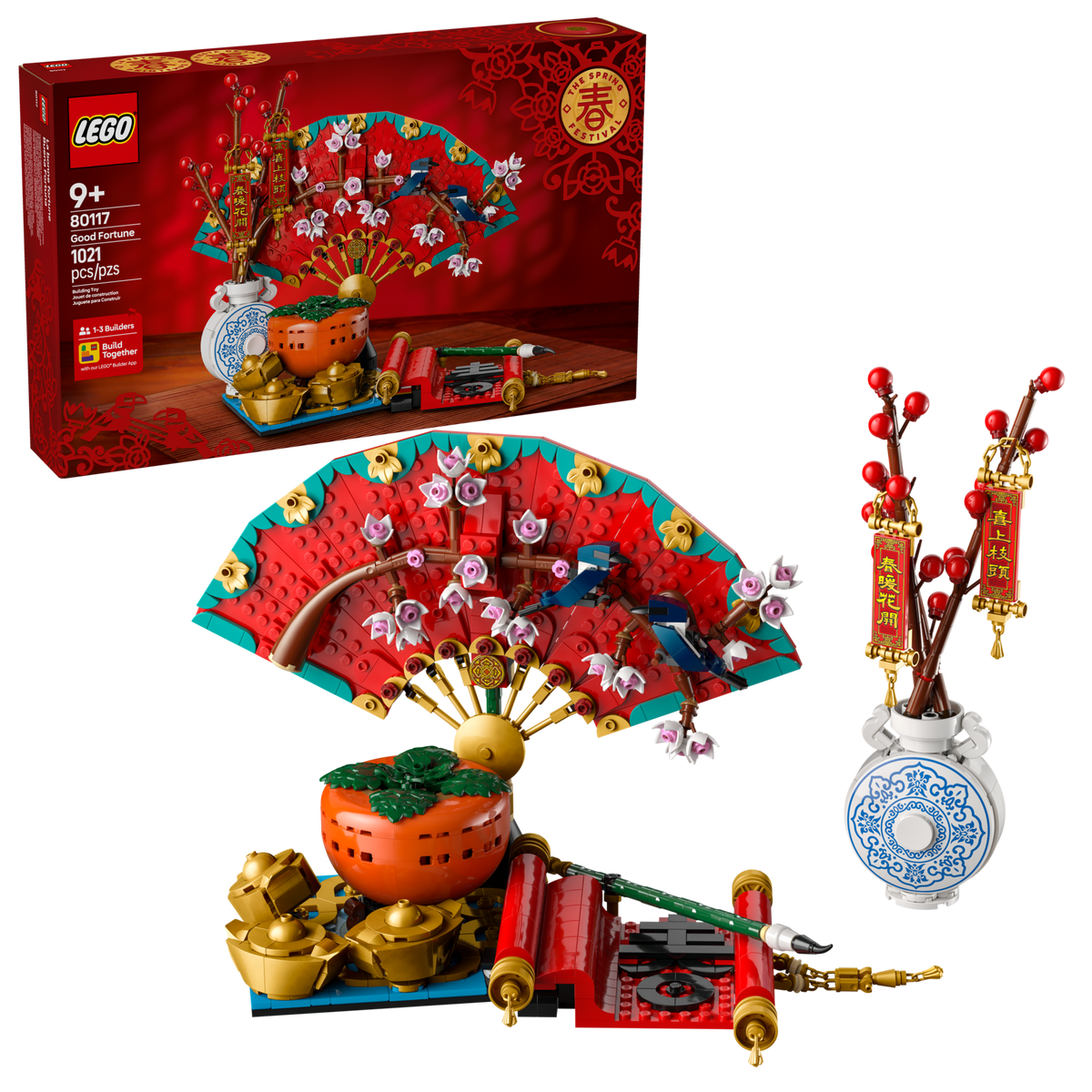LEGO Good Fortune 80117 Building Set (1,021 Pieces) - View 2
