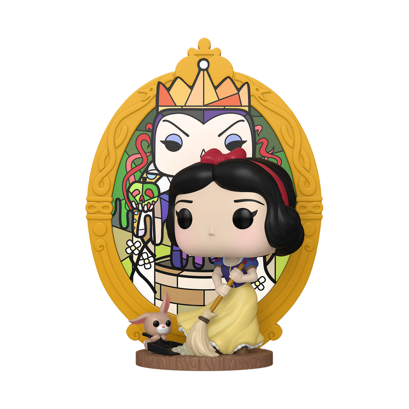 Funko Pop! Deluxe Snow White Evil Queen Stained Glass Vinyl Figure, 6.5-Inch