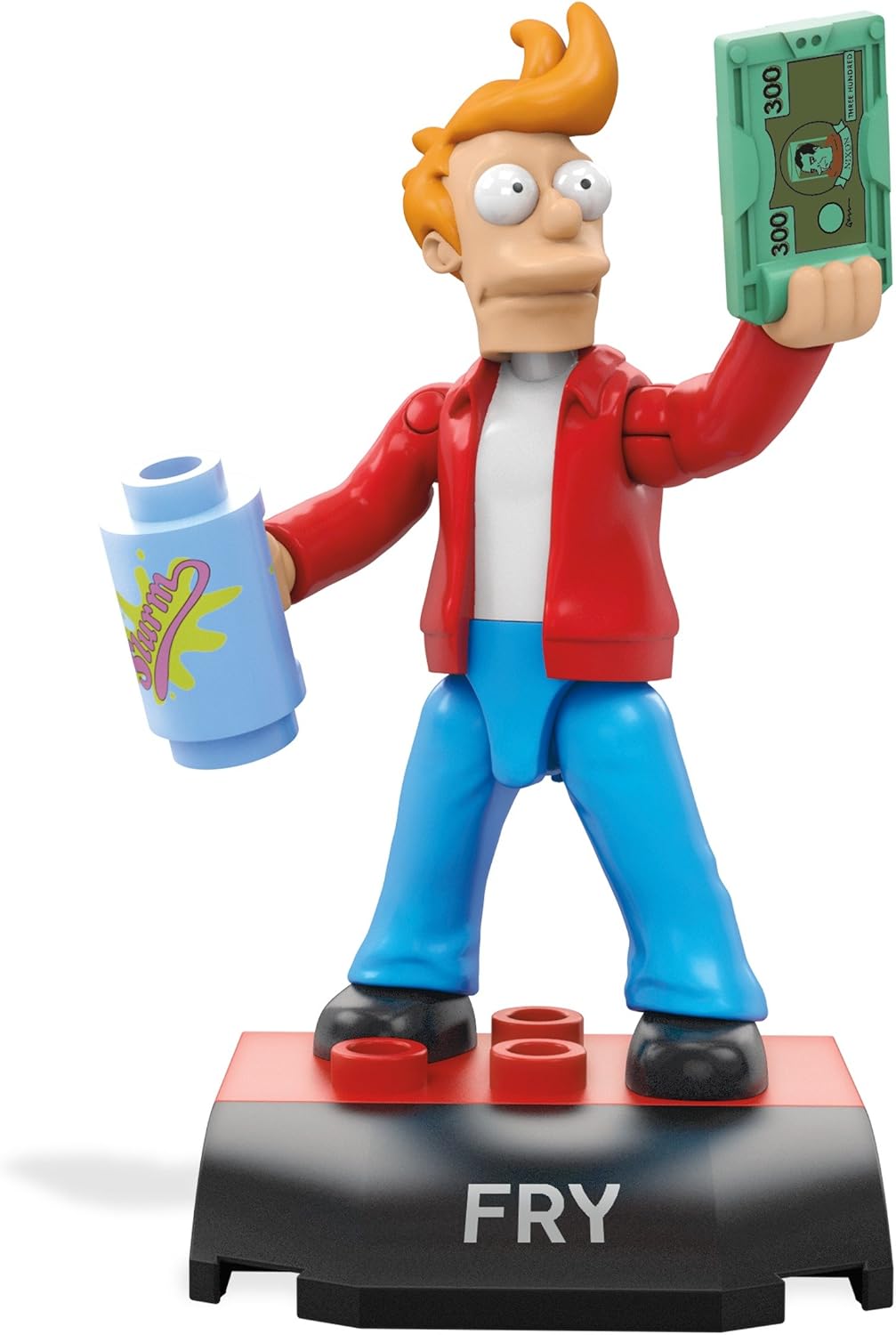 Small buildable action figure of a cartoon delivery boy