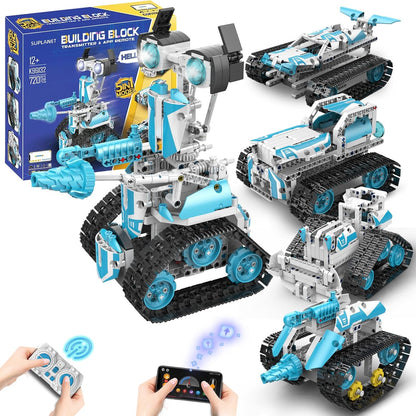 Programmable remote control robot built from a 12-in-1 STEM kit – view 3