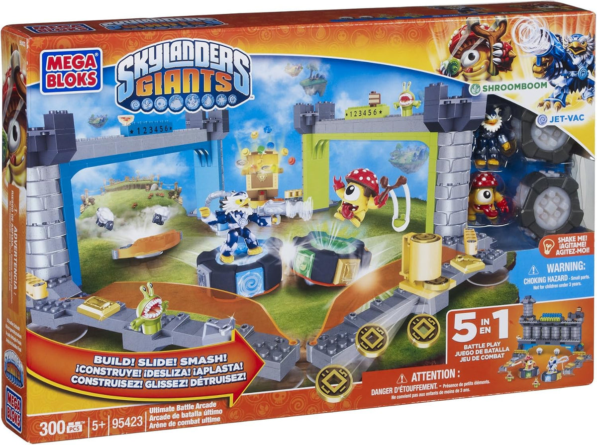 Colorful buildable fantasy battle arcade arena playset