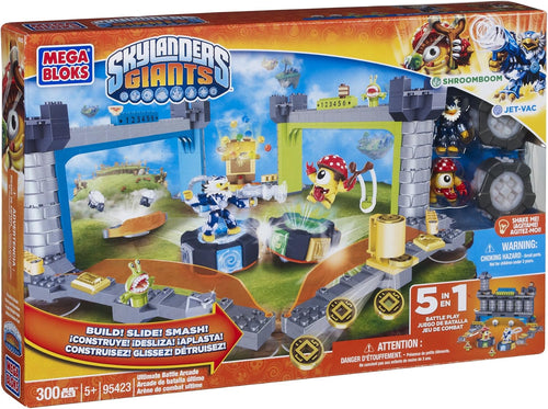Colorful buildable fantasy battle arcade arena playset