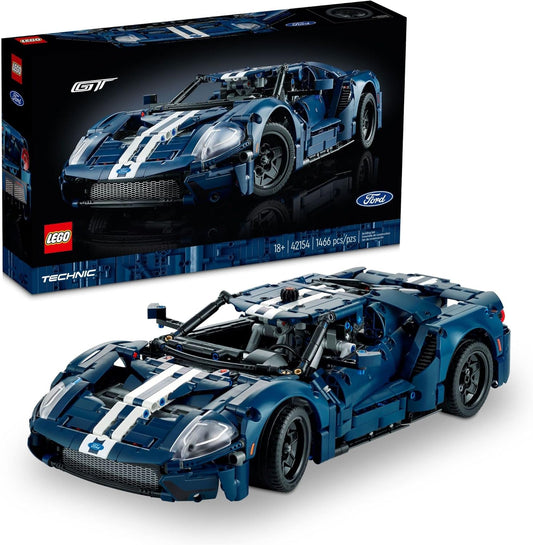 Built 1:12 scale American supercar brick model with open doors