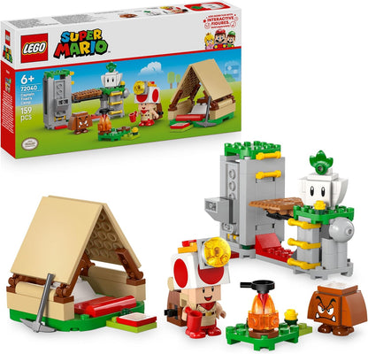 Built platform adventure course with interactive hero figure, start pipe and goal pole – view 7