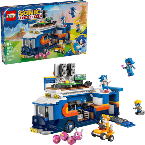 Command truck brick model with launchable ATV and hero figures