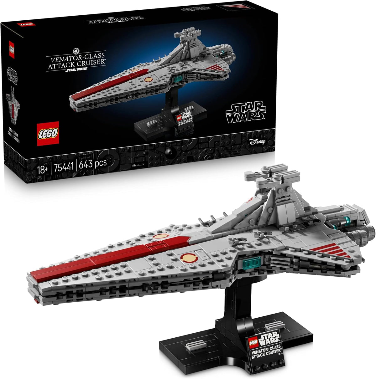 Built starfighter with armored hunter, mechanic, creature and droid figures – view 8