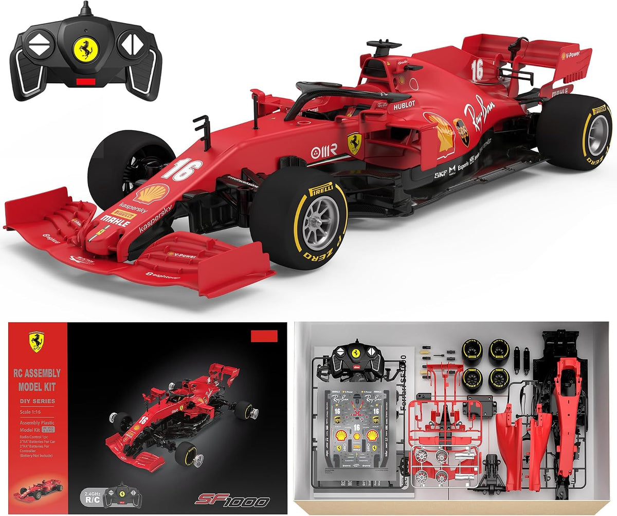 Assembled 1:16 scale remote-control open-wheel race car – view 2