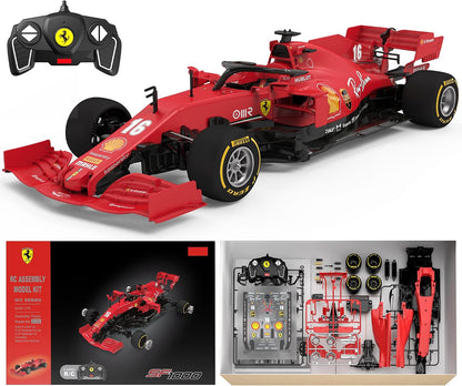 Assembled 1:16 scale remote-control open-wheel race car – view 2