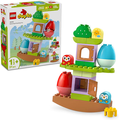 Toddler large-brick castle with game board, spinner and animal figures – view 4
