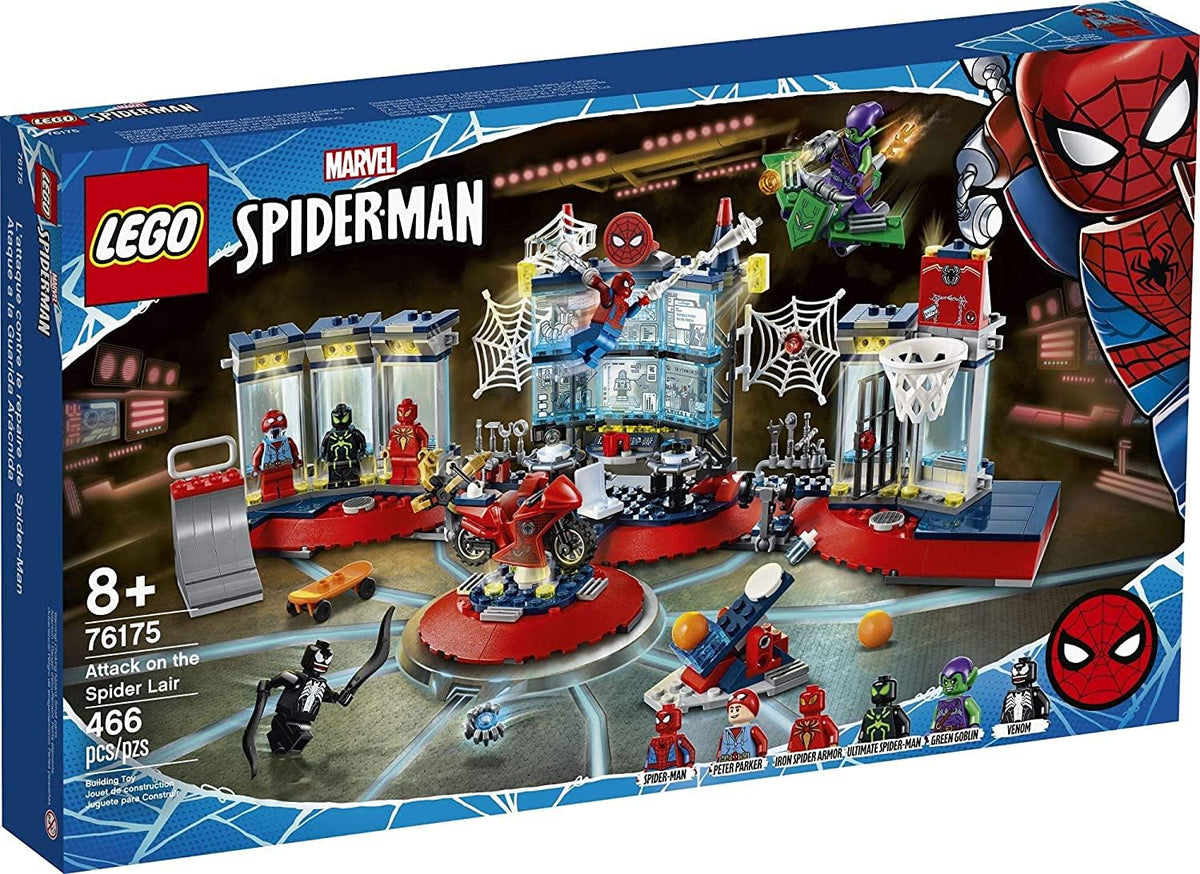 Brick-built superhero room lair with camera, basketball hoop, jail and minifigures – view 2