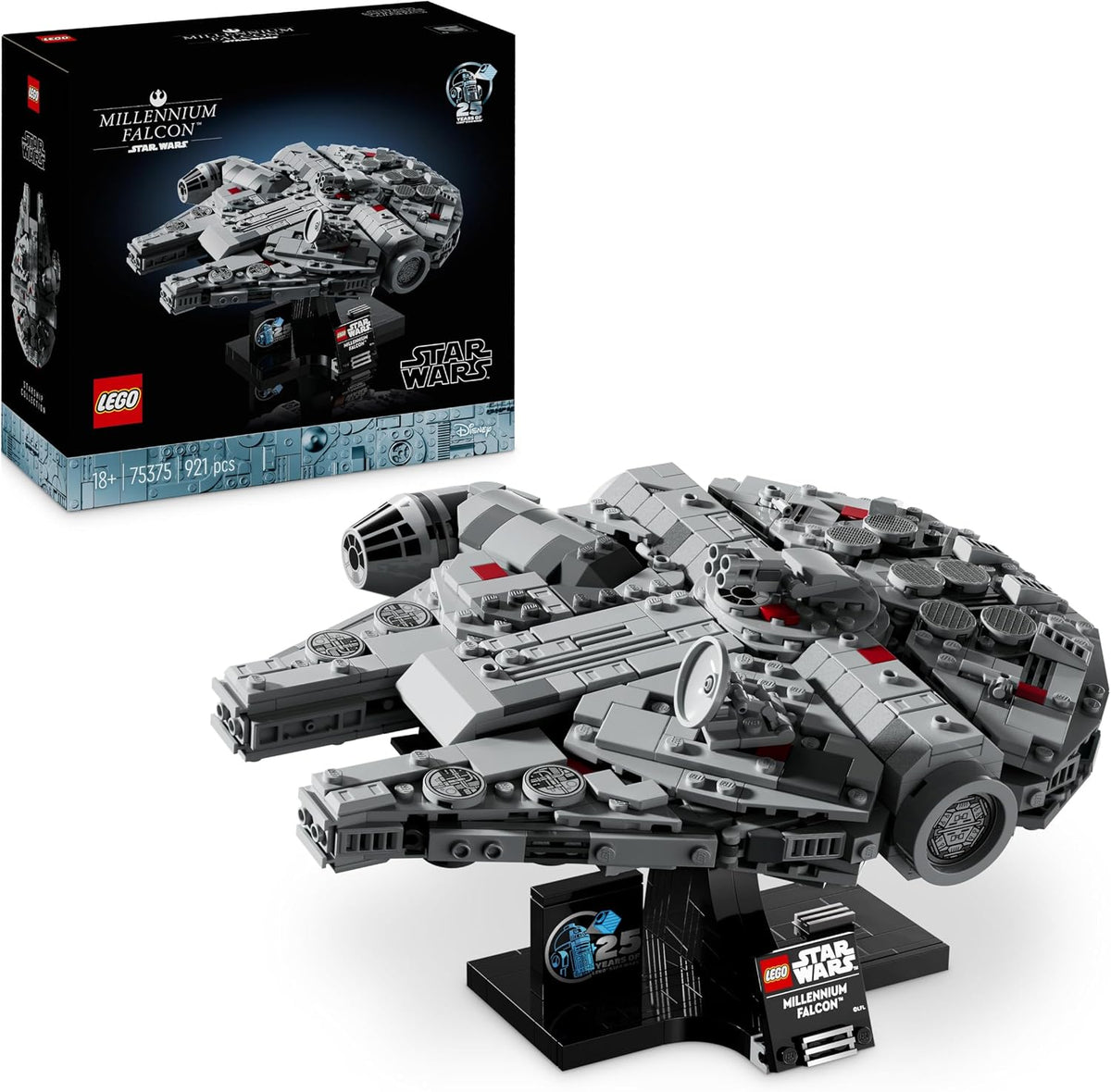 Built starfighter with armored hunter, mechanic, creature and droid figures – view 9