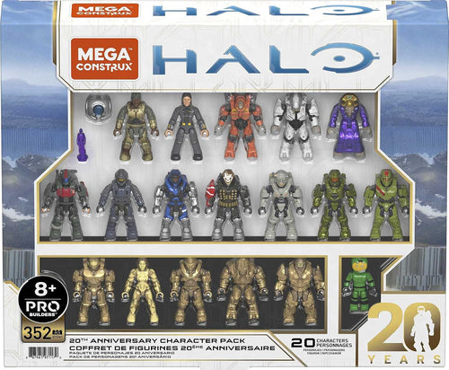 Twenty poseable sci-fi armored soldier figures with accessories