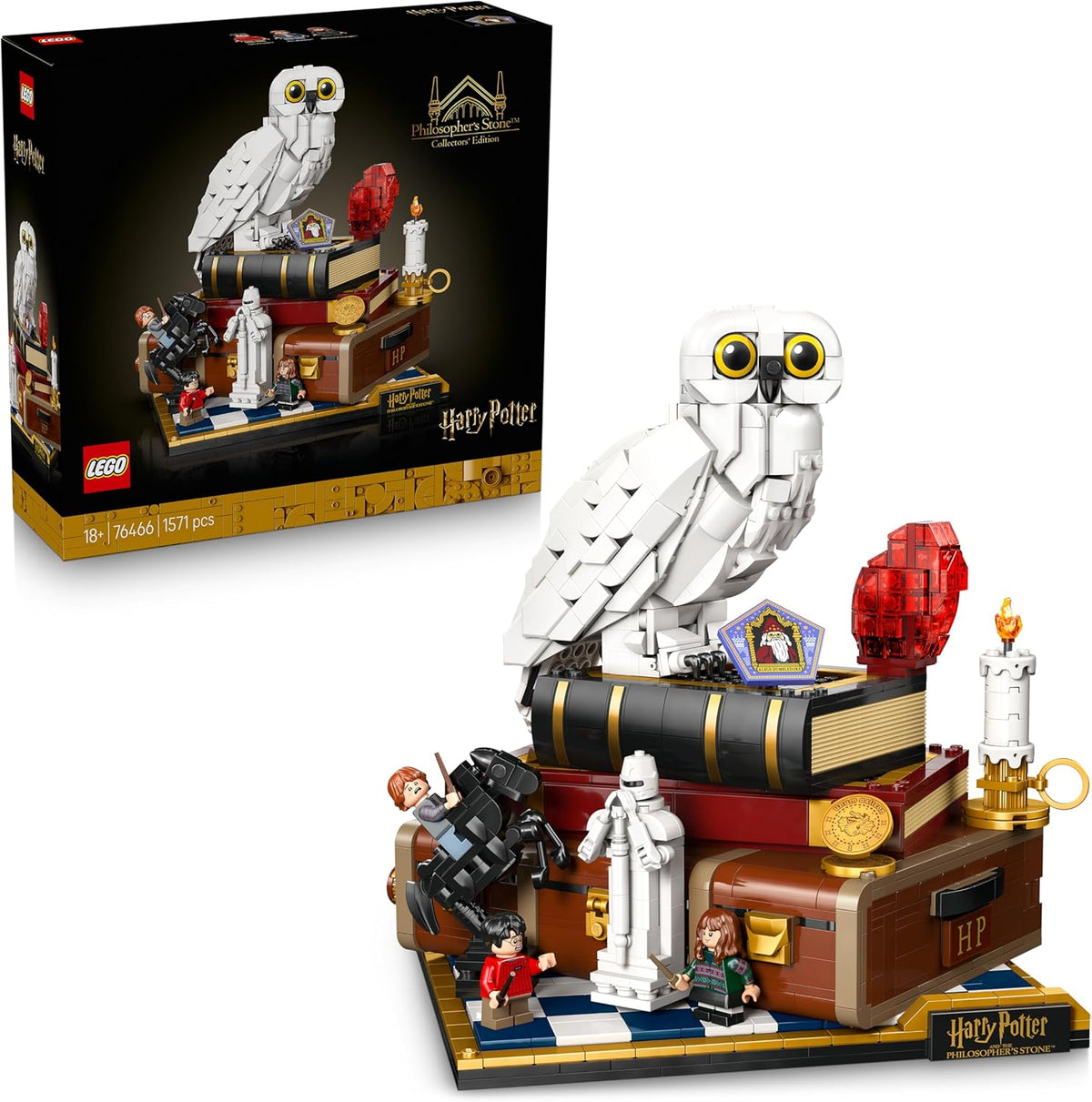 Brick-built whimsical wizard cottage interior with kitchen and minifigures – view 7
