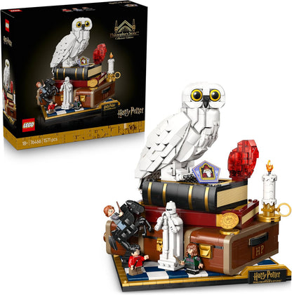 Brick-built whimsical wizard cottage interior with kitchen and minifigures – view 7