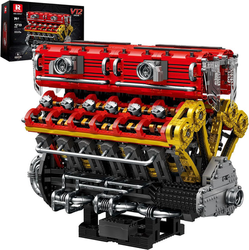 Brick-built V12 sports car engine model