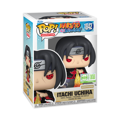 Funko Pop! Itachi Uchiha Fireball Jutsu with Pop! Protector Vinyl Figure - View 3
