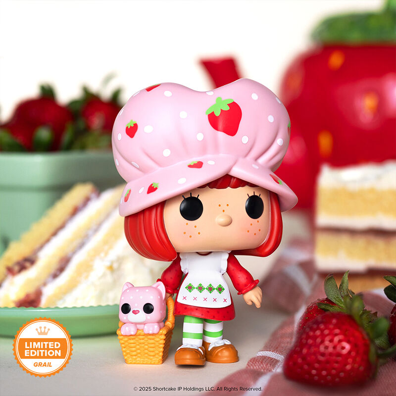 Funko Pop! Strawberry Shortcake with Custard with Pop! Protector Vinyl Figure