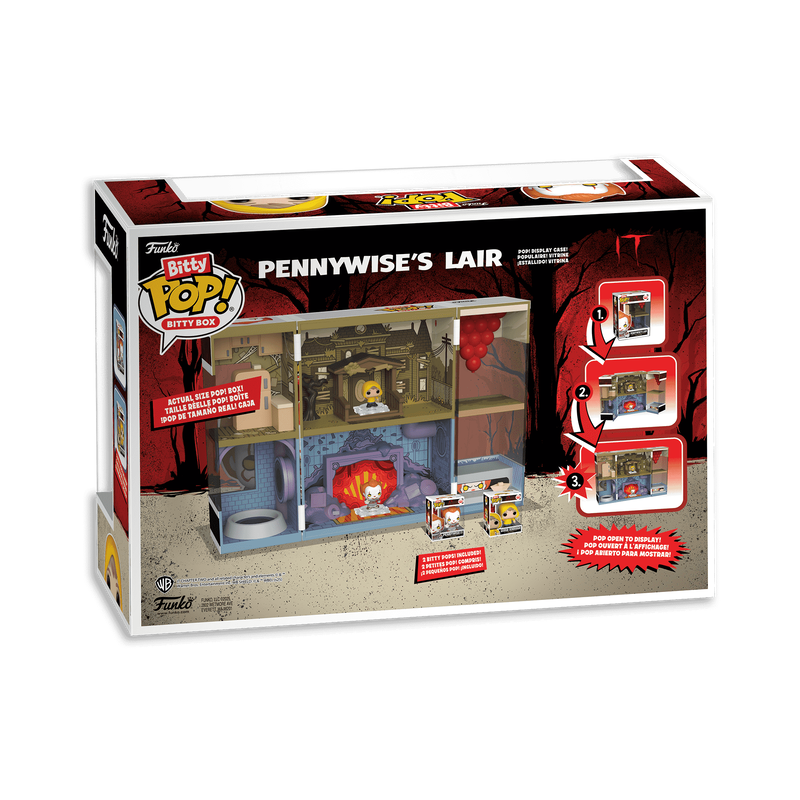 Funko Bitty Pop! Bitty Box Pennywise Lair Miniature Display Box - View 6