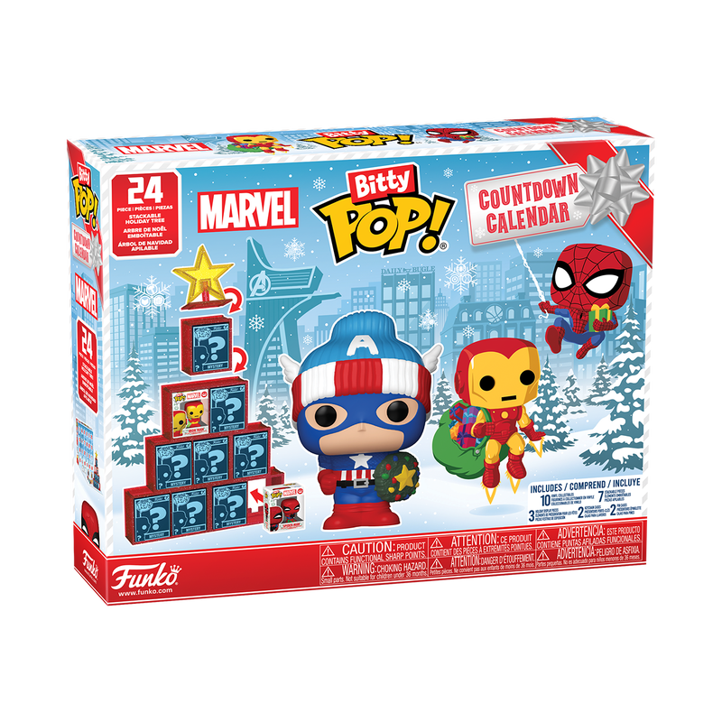 Funko Bitty Pop! Marvel Holiday Advent Calendar, Countdown Set - View 5