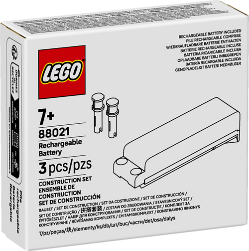 LEGO Powered UP Rechargeable Battery 88021 Component (3 Pieces)