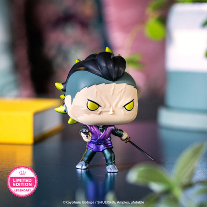 Funko Pop! Genya Shinazugawa Demon Form Metallic with Pop! Protector Vinyl Figure