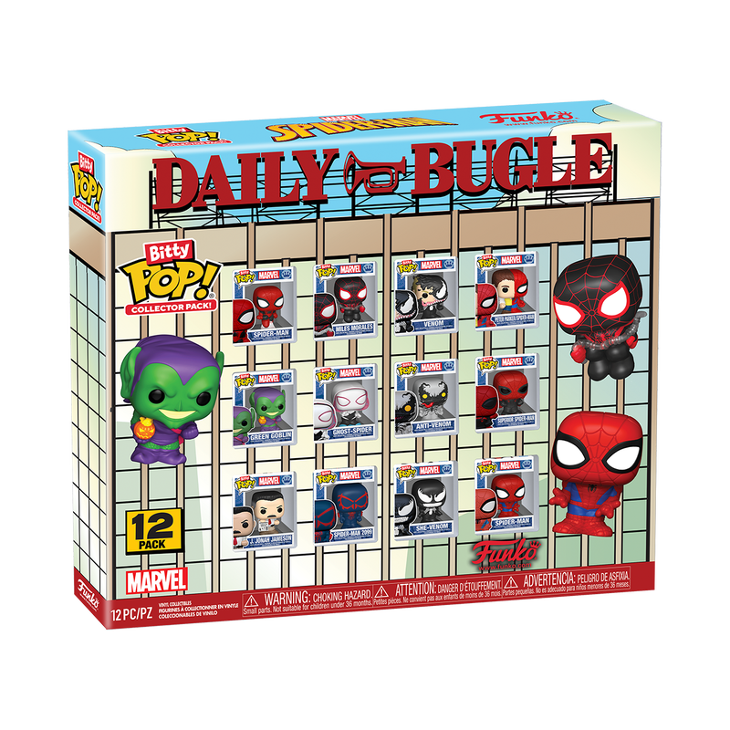 Funko Bitty Pop! Collector Pack Spider-Man 12-Pack Miniature Figures