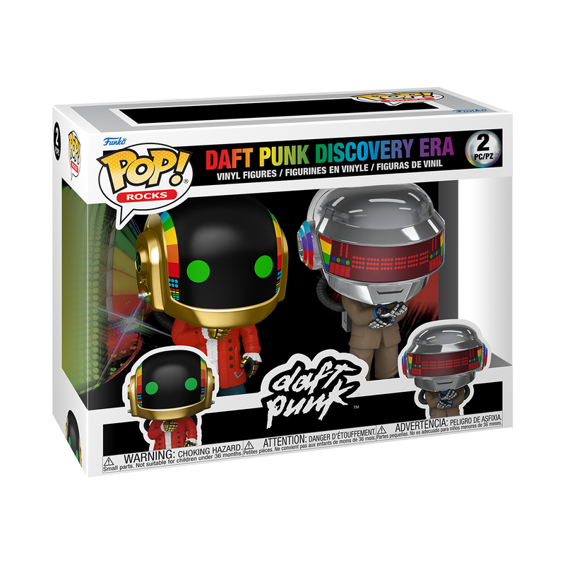 Funko Pop! Daft Punk Discovery Era 2-Pack Vinyl Figure Set, 4-Inch Collectibles - View 2
