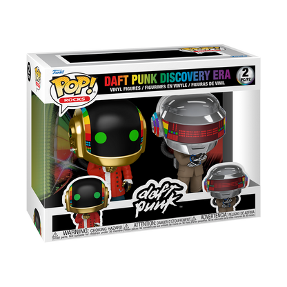 Funko Pop! Daft Punk Discovery Era 2-Pack Vinyl Figure Set, 4-Inch Collectibles - View 2