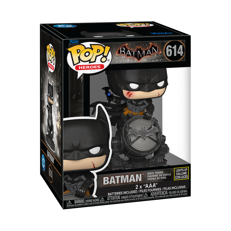 Funko Pop! Premium Light Up Batman Vinyl Figure, 6.5-Inch Light-Up Collectible - View 2