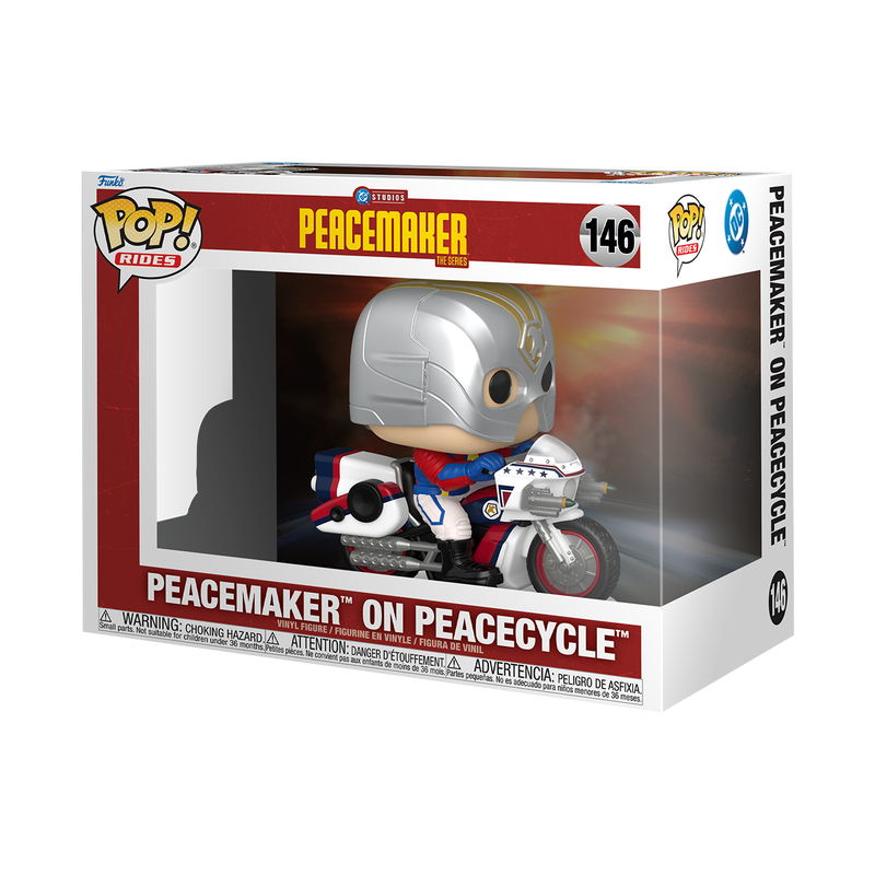 Funko Pop! Rides Peacemaker on Peacecycle Vinyl Figure Vehicle Set, 4-Inch - View 2
