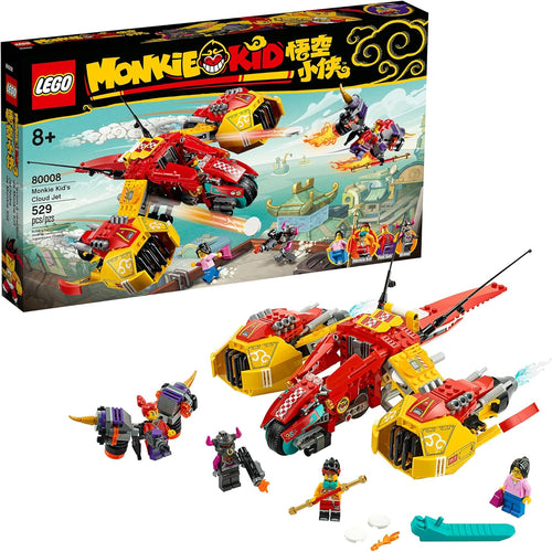 Brick-built twin-engine cloud jet with disc shooters and a speed bike