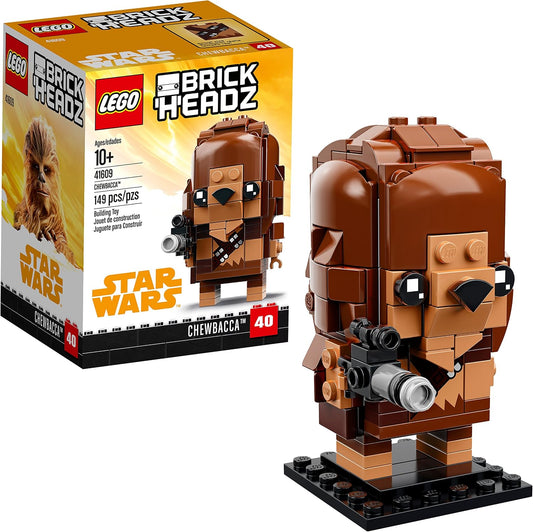 Blocky brown furry brick figure with bandolier and blaster