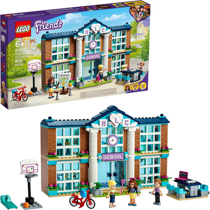 Two-story brick school with classrooms, canteen and lockers – view 2