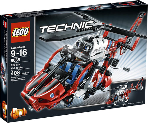 Brick-built technical rescue helicopter with winch and rotors