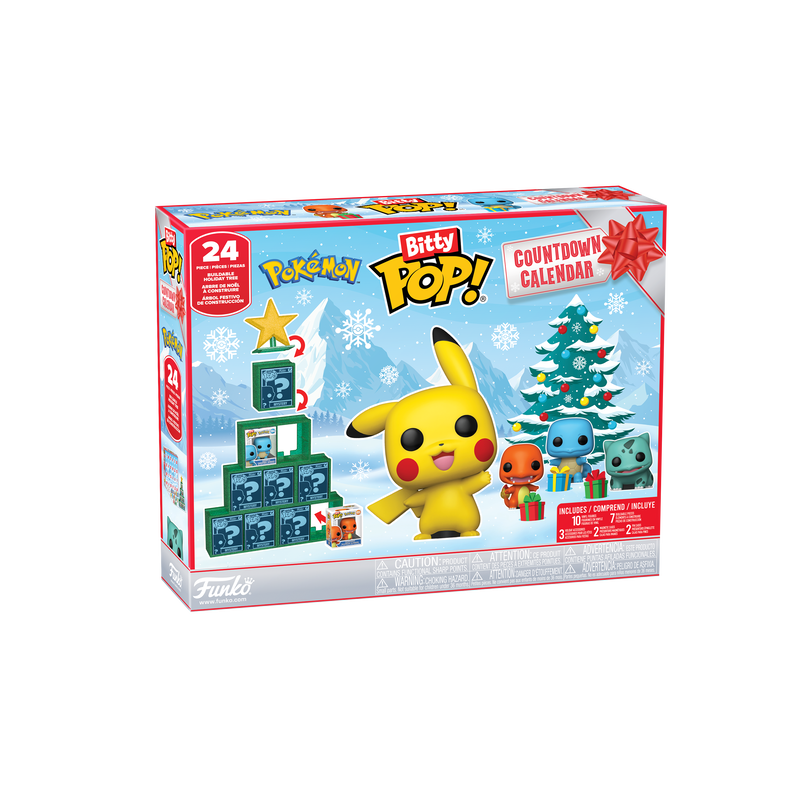 Funko Bitty Pop! Pokemon Countdown Calendar, Miniature Figure Set