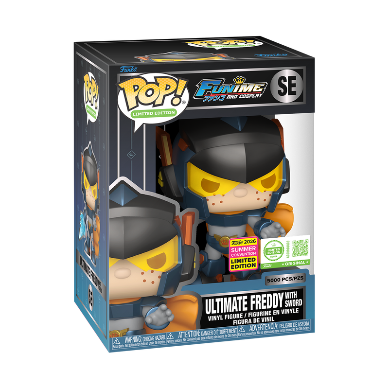 Funko Pop! Ultimate Freddy with Sword with Pop! Protector Vinyl Figure, 4.5-Inch - View 2