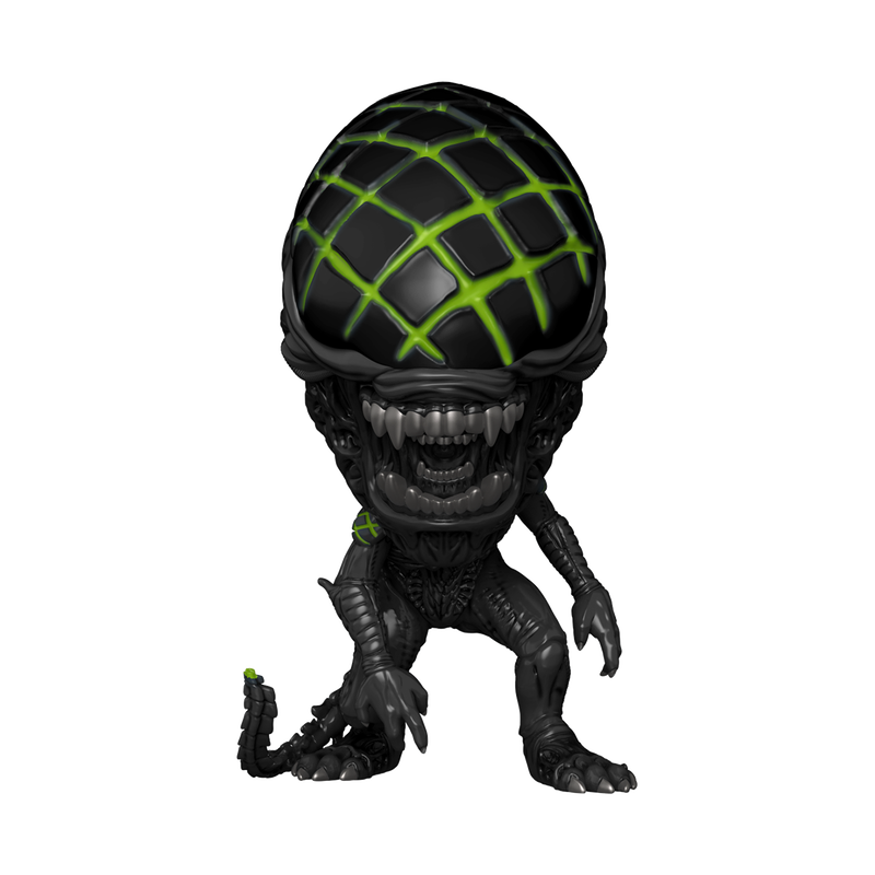Funko Pop! Grid Xenomorph Glow with Pop! Protector Vinyl Figure, 4.5-Inch