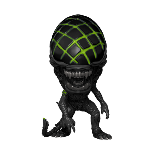 Funko Pop! Grid Xenomorph Glow with Pop! Protector Vinyl Figure, 4.5-Inch