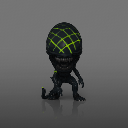 Funko Pop! Grid Xenomorph Glow with Pop! Protector Vinyl Figure, 4.5-Inch - View 3