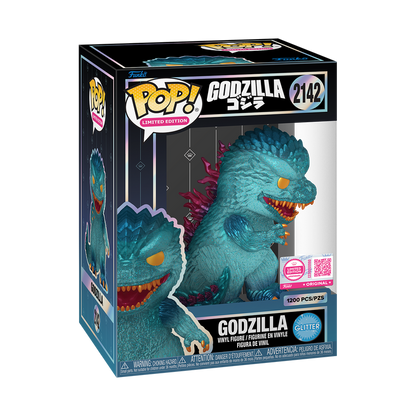 Funko Pop! Godzilla Glitter with Pop! Protector Vinyl Figure, 4.5-Inch - View 2