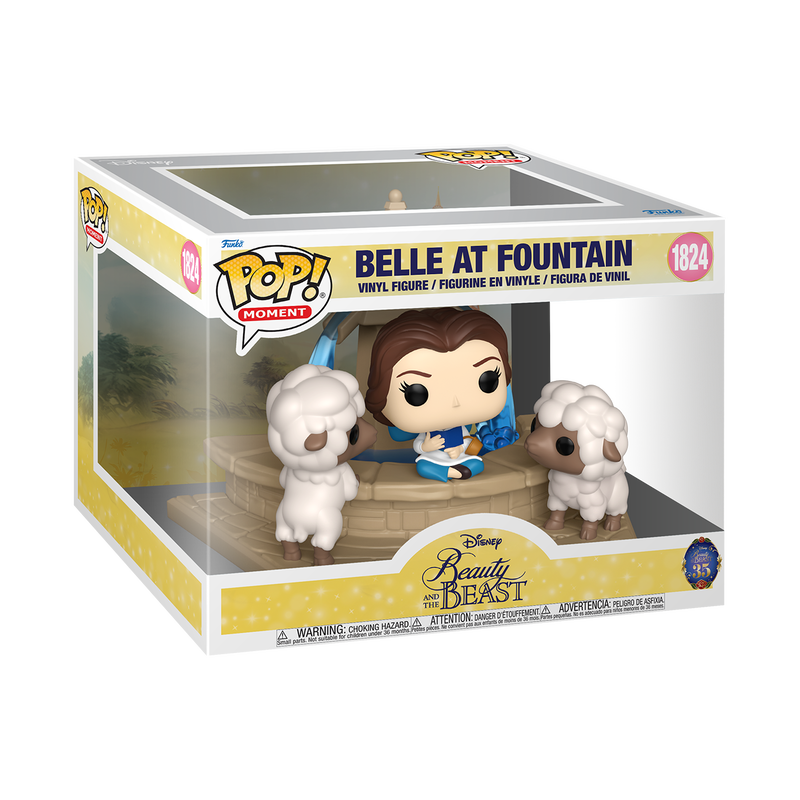Funko Pop! Moment Belle at Fountain Vinyl Figure Set, 6-Inch Collectible - View 2
