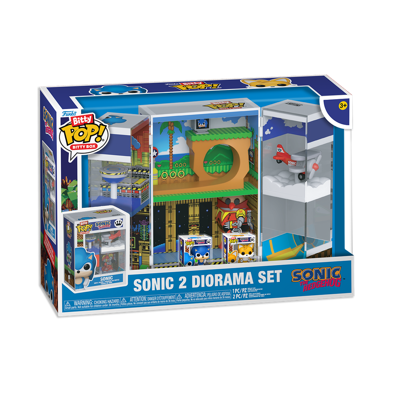 Funko Bitty Pop! Bitty Box Sonic 2 Diorama Set, Miniature Display Box - View 2