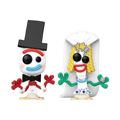 Funko Pop! Forky and Karen Beverly 2-Pack with Pop! Protector Vinyl Figure Set