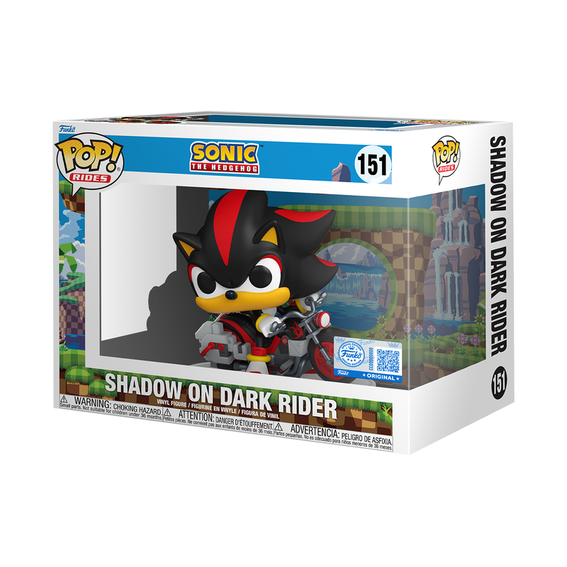 Funko Pop! Rides Shadow on Dark Rider Vinyl Figure Vehicle Set, 4-Inch Collectible - View 2