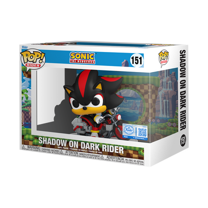 Funko Pop! Rides Shadow on Dark Rider Vinyl Figure Vehicle Set, 4-Inch Collectible - View 2