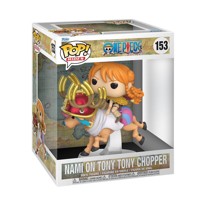Funko Pop! Rides Nami on Tony Tony Chopper Vinyl Figure Set, 6-Inch One Piece - View 2