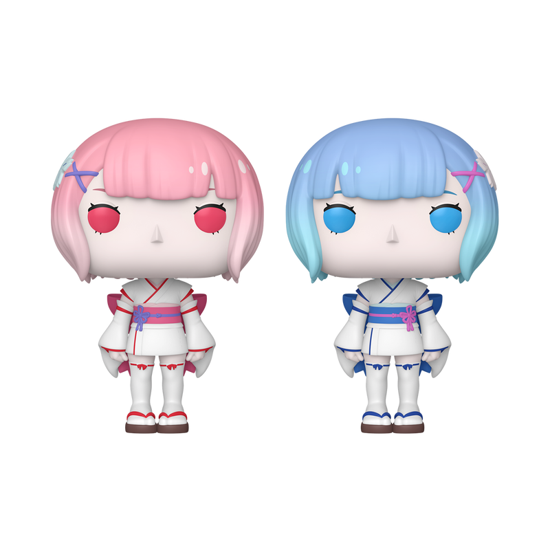 Funko Pop! Ram and Rem Childhood Version 2-Pack Vinyl Figure Set, 4-Inch