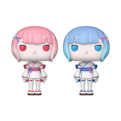 Funko Pop! Ram and Rem Childhood Version 2-Pack Vinyl Figure Set, 4-Inch