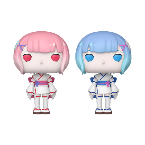 Funko Pop! Ram and Rem Childhood Version 2-Pack Vinyl Figure Set, 4-Inch